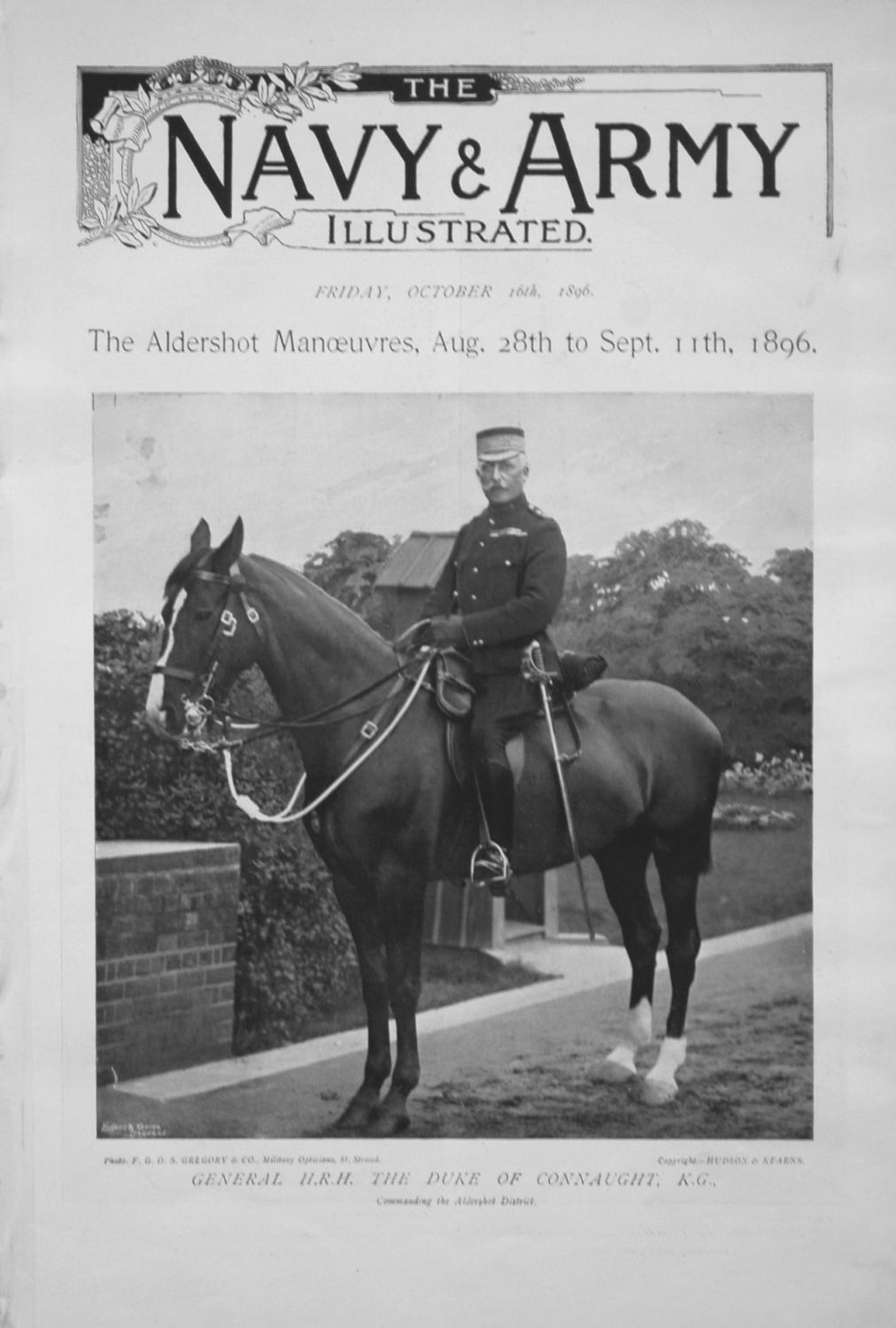 Navy & Army Illustrated, October 16th 1896. (Special No.)