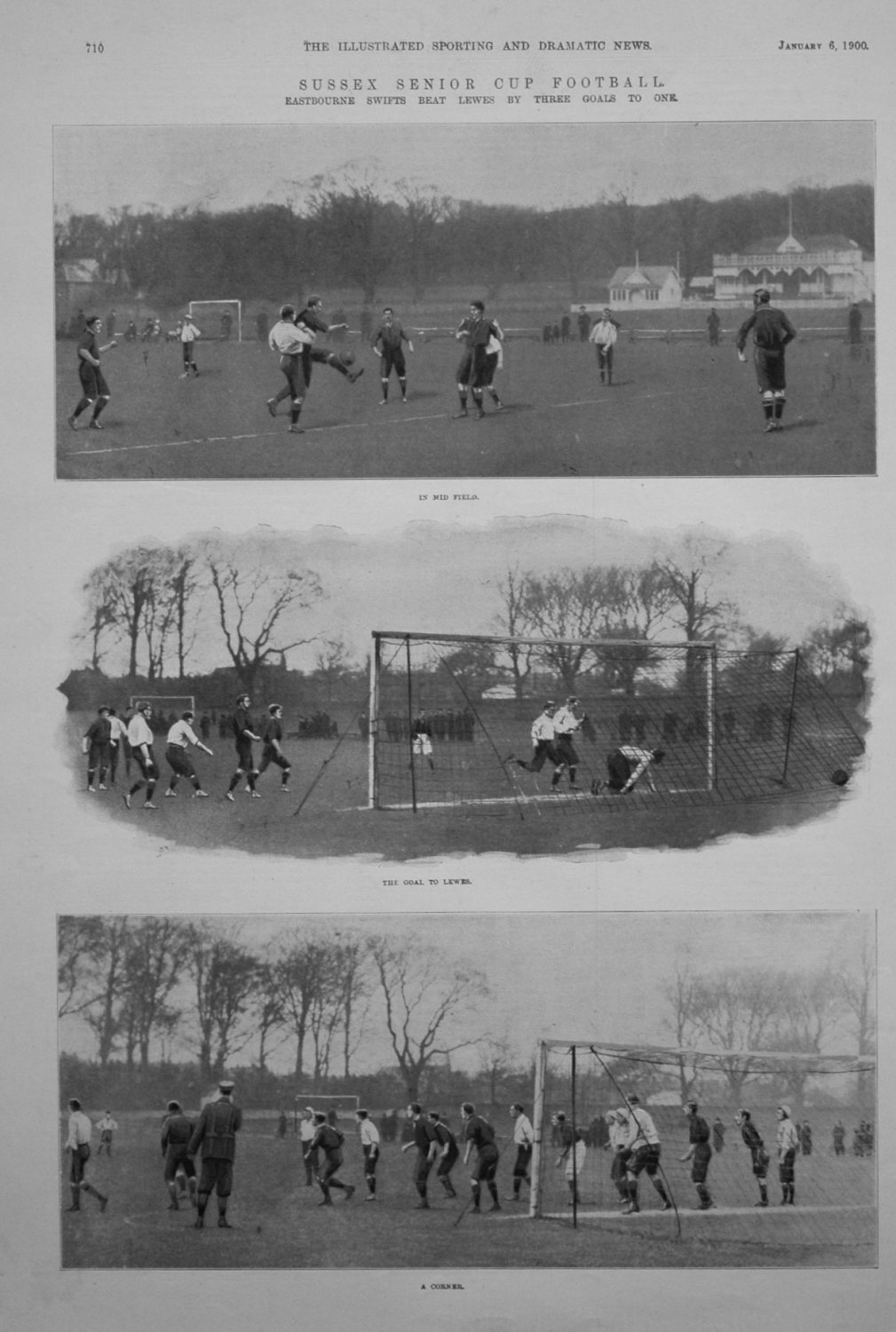 Sussex Senior Cup Football. 1900.