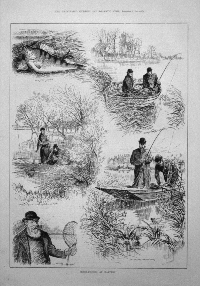 Perch-Fishing at Hampton. 1882