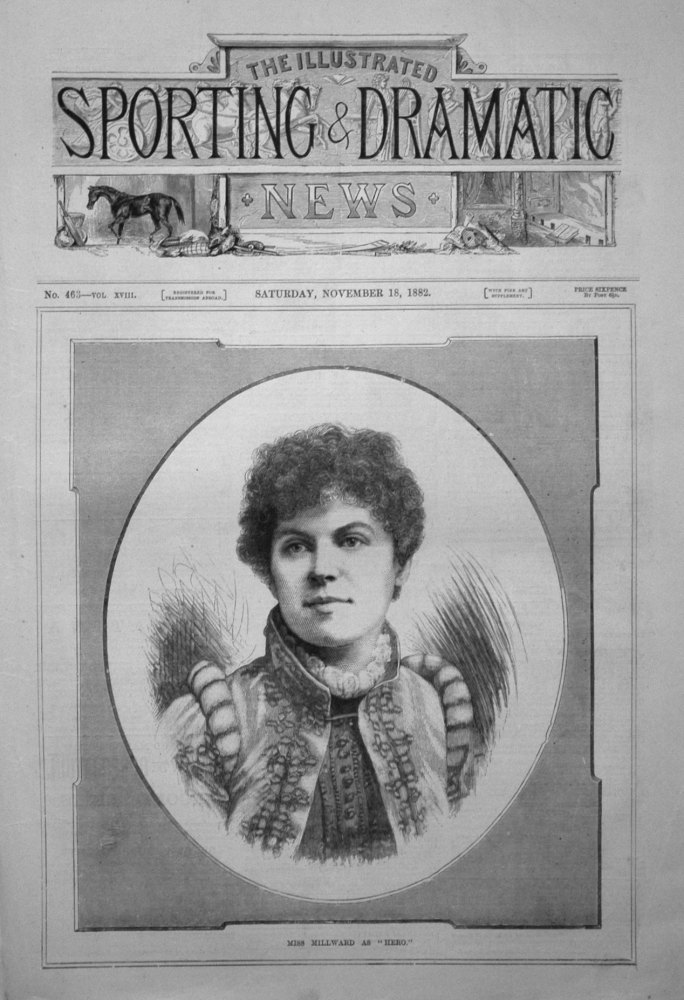 Miss Millward as "Hero." 1882