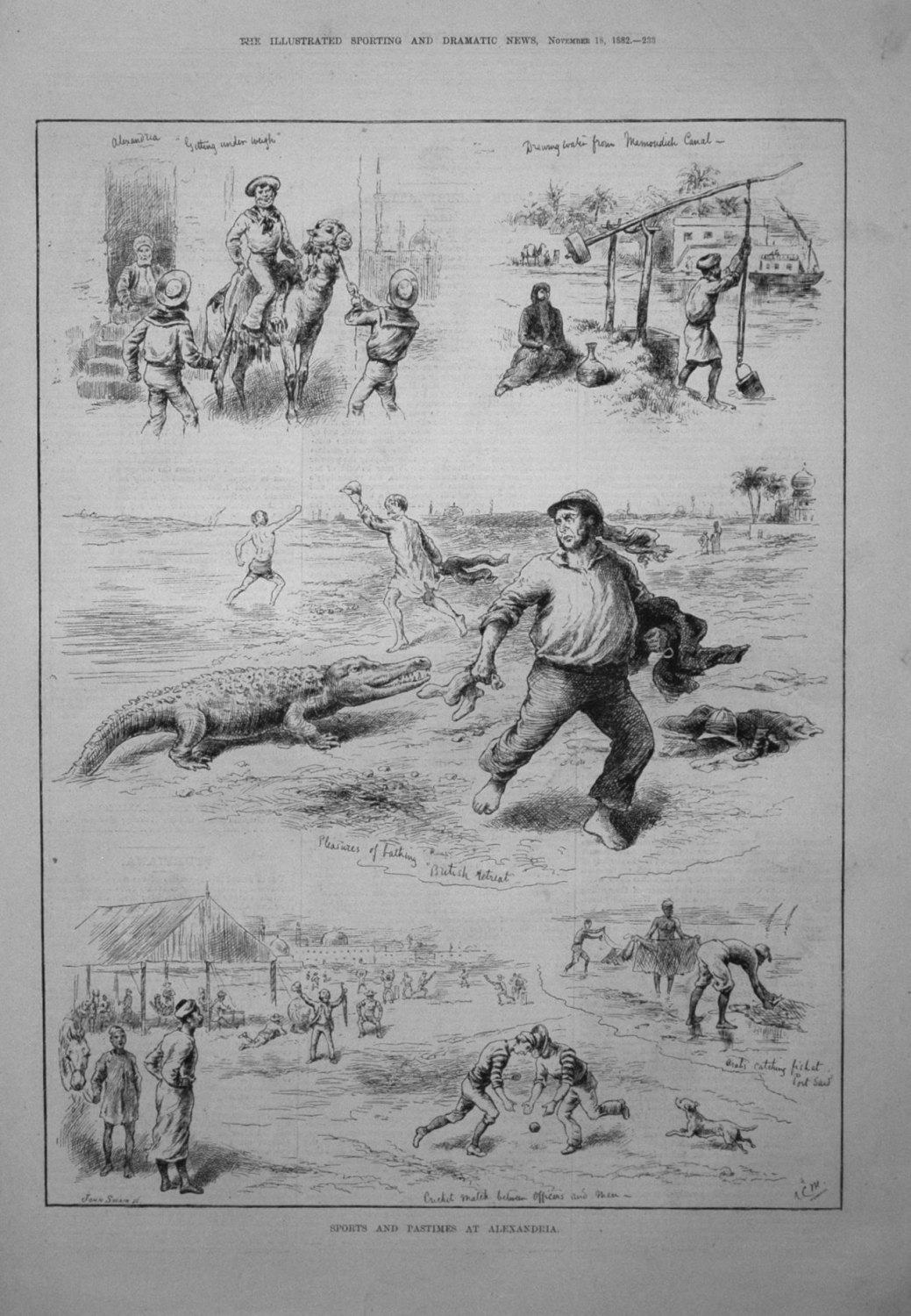 Sports and Pastimes at Alexandria. 1882