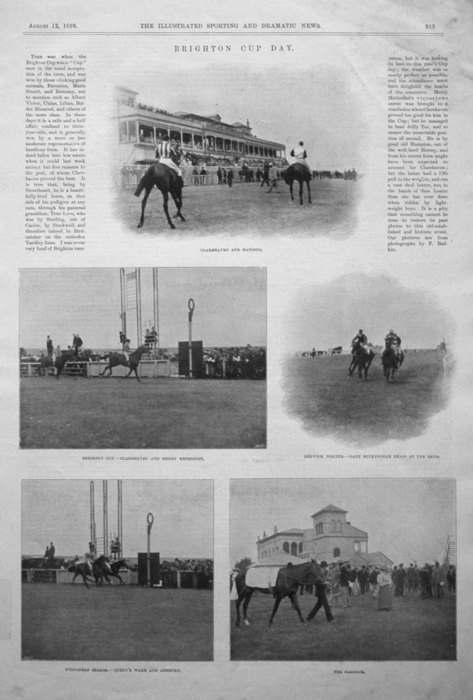 Brighton Cup Day. 1899. 