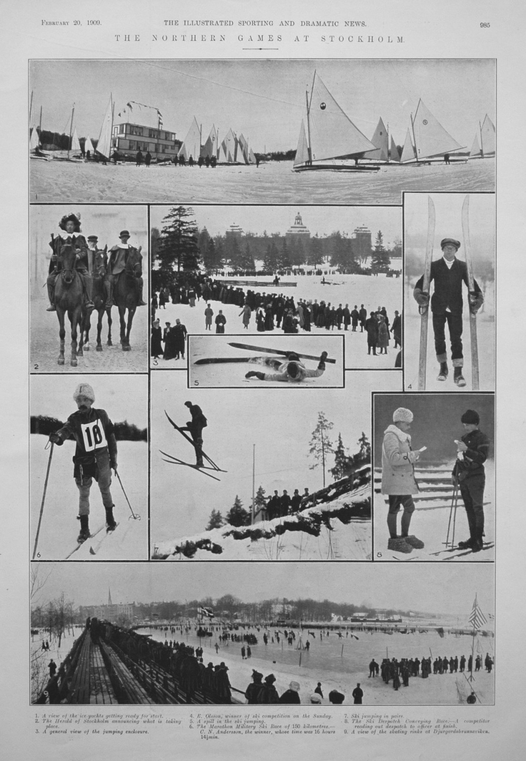 The Northern Games at Stockholm. 1909