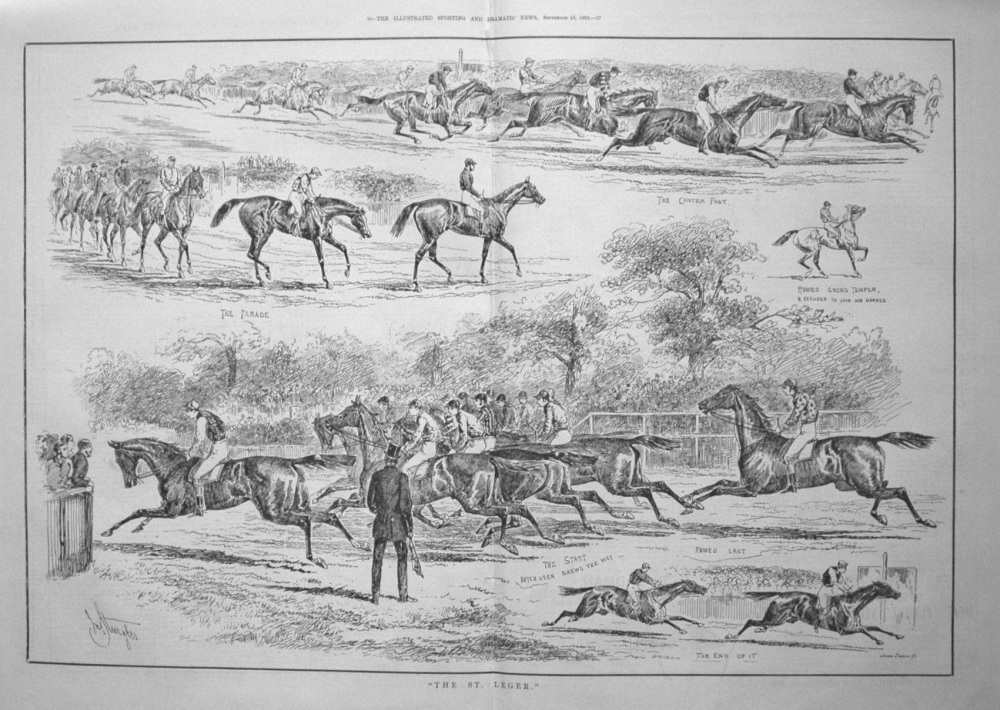 "The St. Leger." 1882