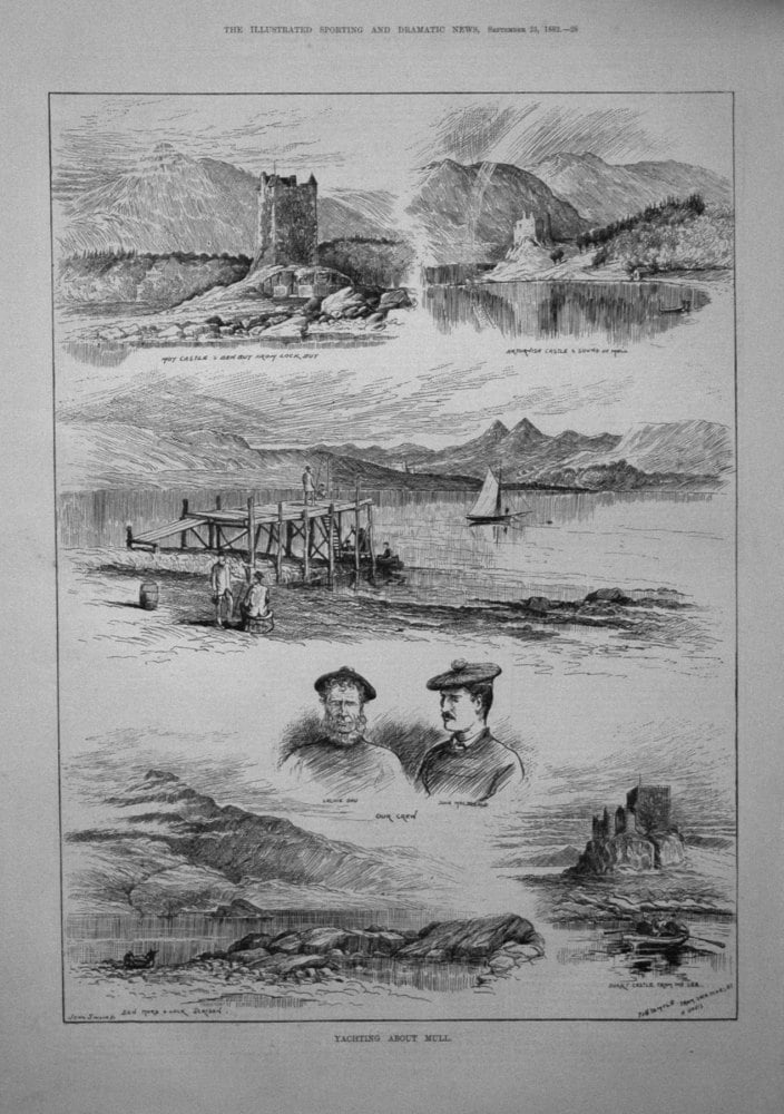 Yachting about Mull. 1882
