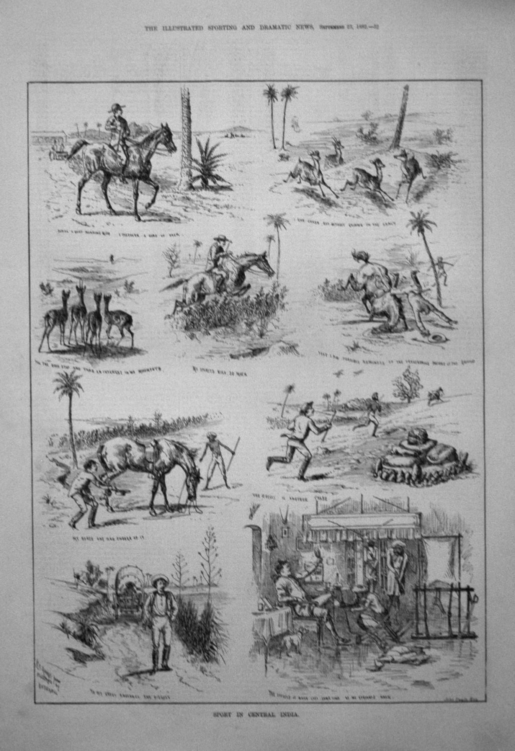Sport in Central India. 1882