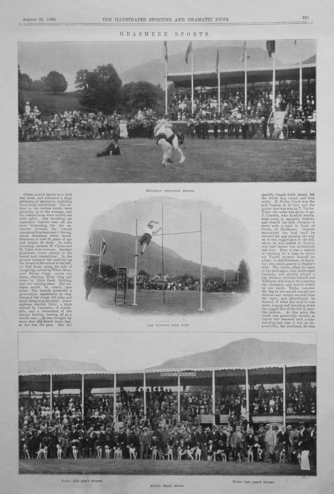 Grasmere Sports. 1899