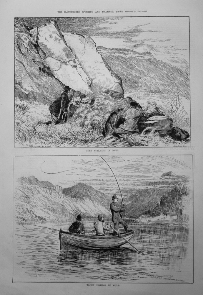Trout Fishing in Mull. 1882.
