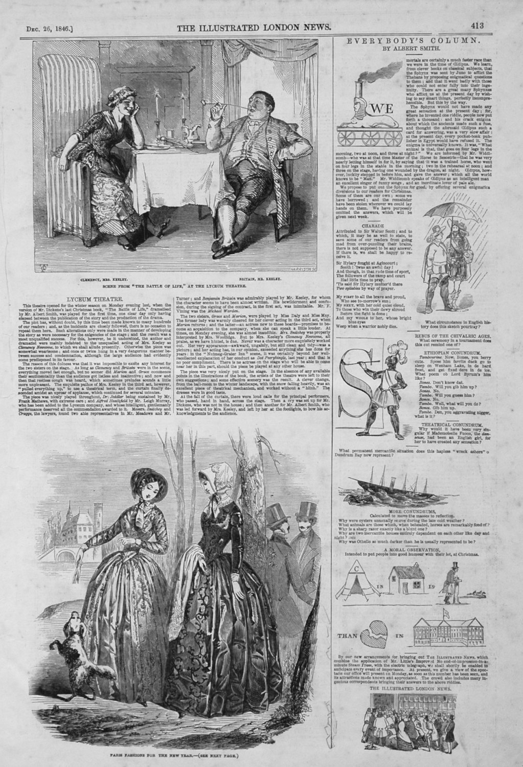 Paris Fashions for the New Year. 1846