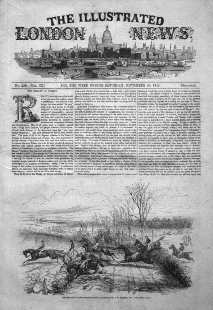 Illustrated London News, November 28th 1846.