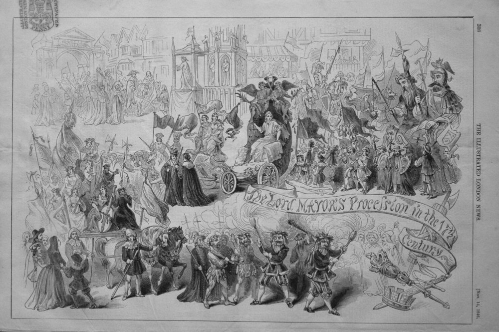 The Lord Mayor's Procession in the 17th Century.