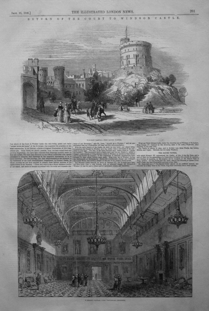 Windsor Castle. - The Round Tower. 1846