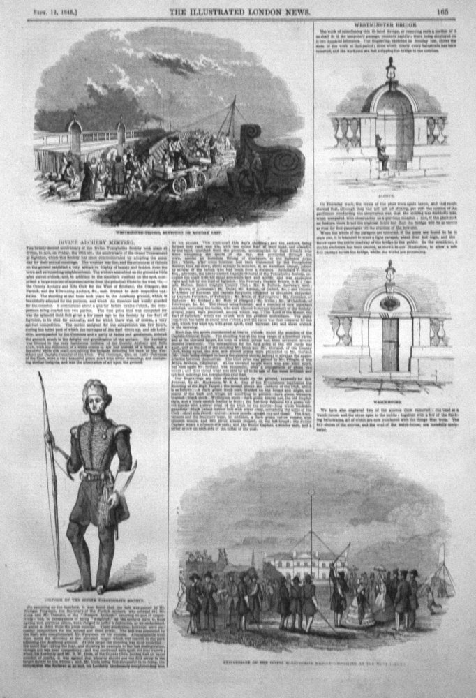 Irvine Archery Meeting. 1846