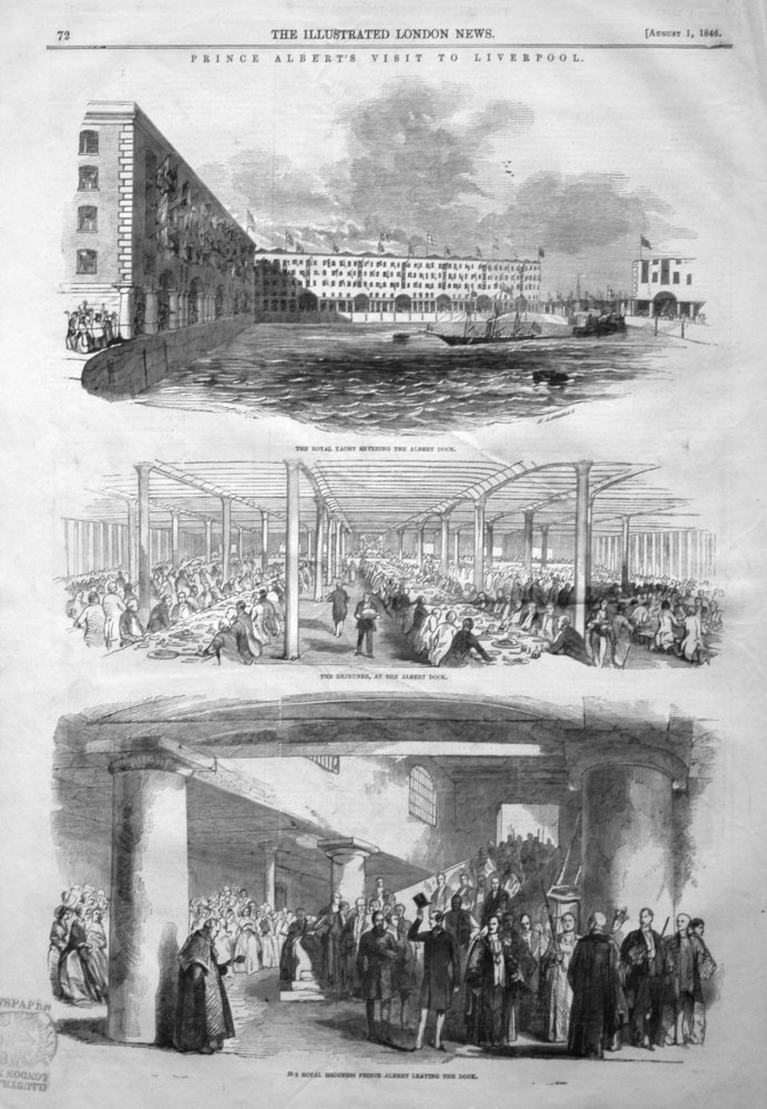Prince Albert's Visit to Liverpool. 1846