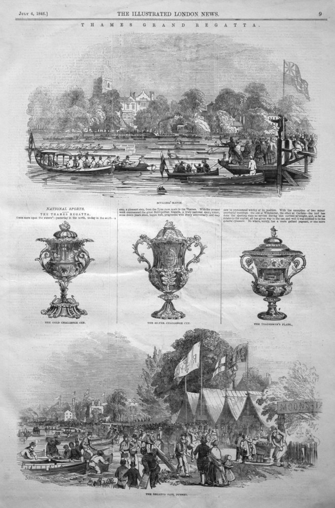 Thames Grand Regatta. 1846