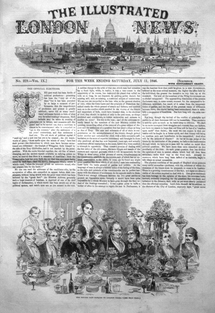 Illustrated London News, July 11th 1846.
