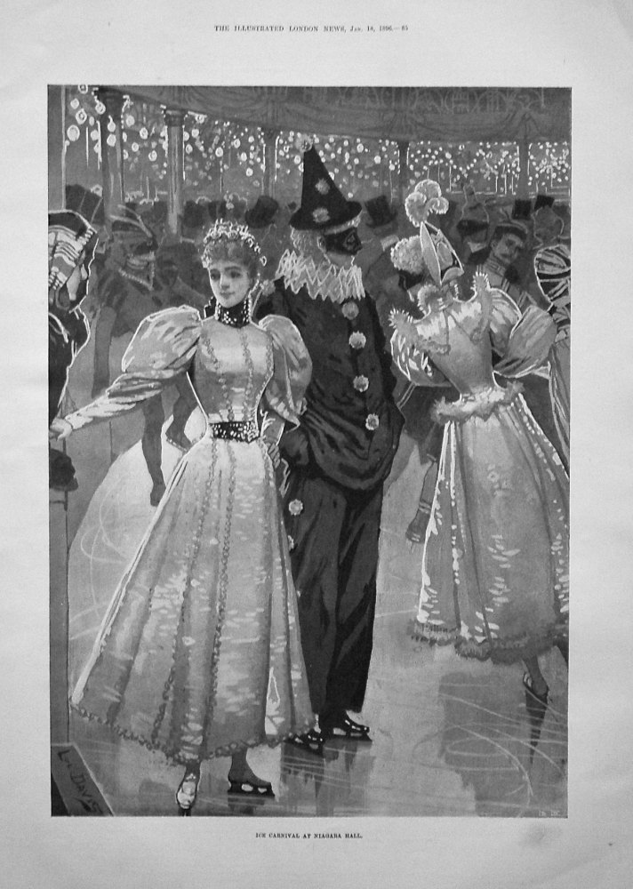 Ice Carnival at Niagara Hall. 1896
