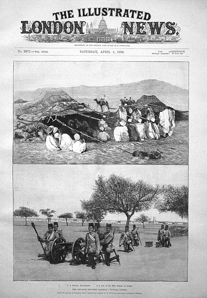 The Advance Towards Dongola : Typical Scenes. 1896