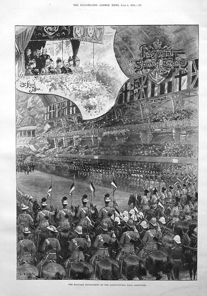 The Military Tournament at the Agricultural Hall, Islington. 1896