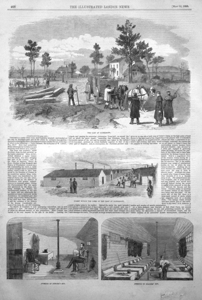 The Camp at Aldershott. 1855