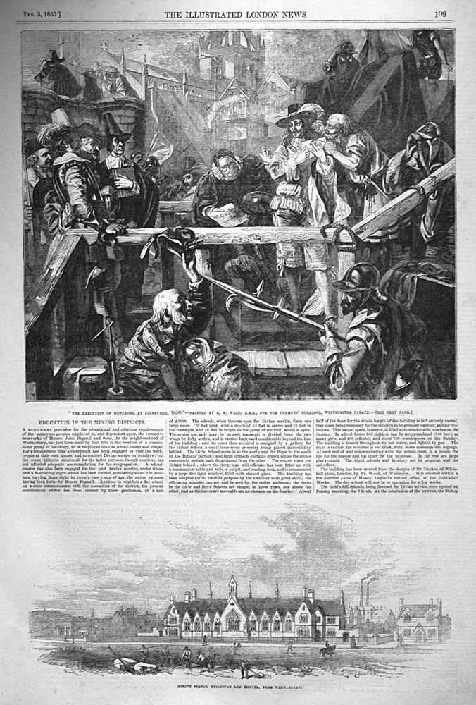 "The Execution of Montrose, at Edinburgh, 1650." -Painted by E.M. Ward, A.R.A., for the Commons' Corridor, Westminster Palace. 1855