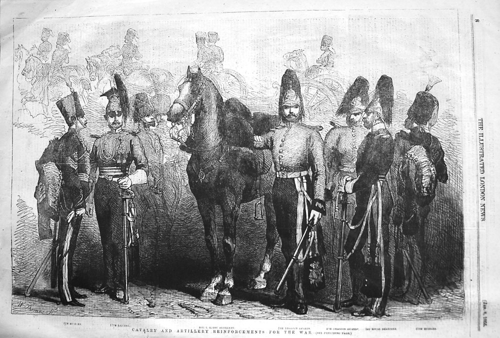 Cavalry and Artillery Reinforcements for the War. 1855