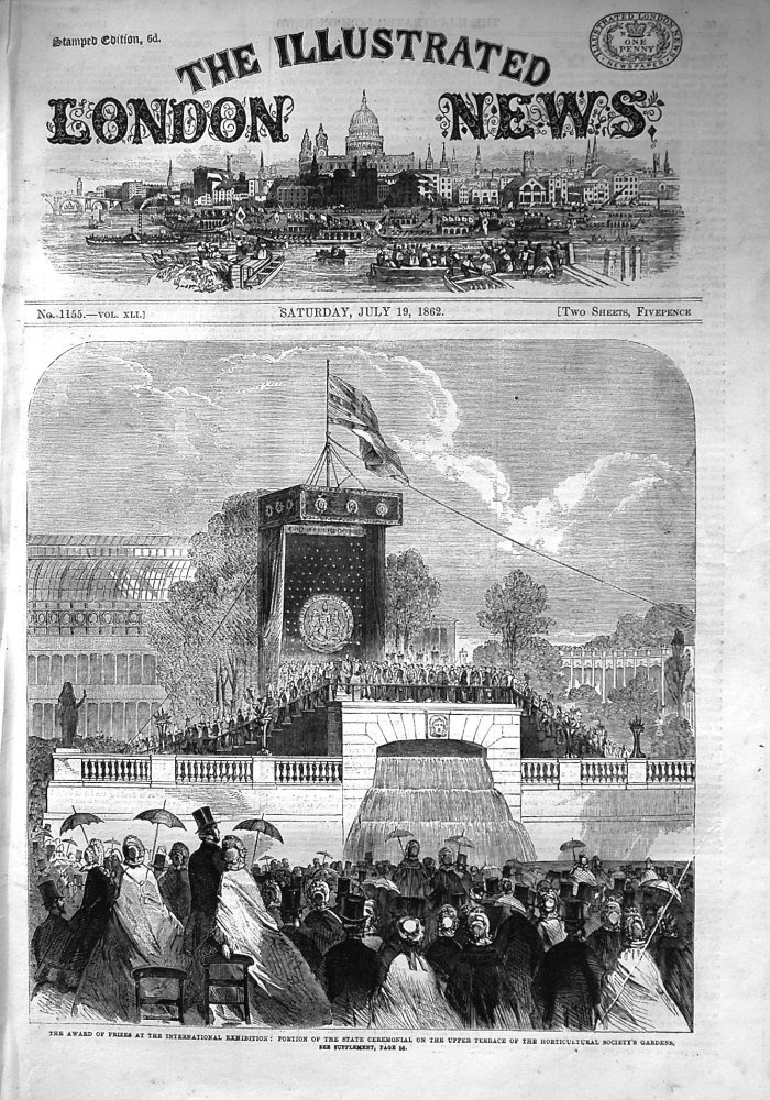 Illustrated London News, July 19th 1862.