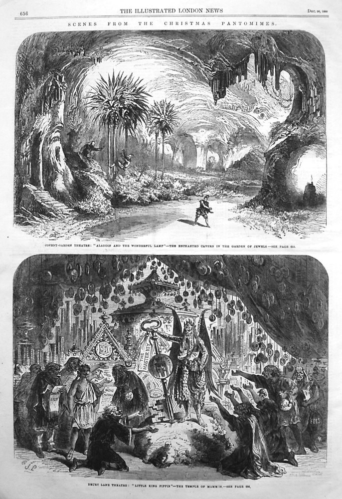 Scenes from the Christmas Pantomimes. 1865