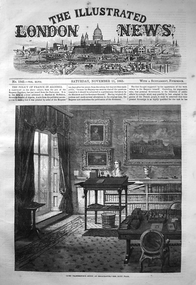 Illustrated London News, November 11th 1865.