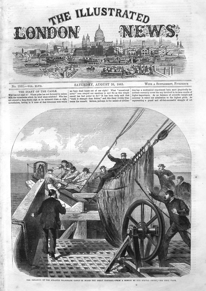 Illustrated London News,  August 26th 1865