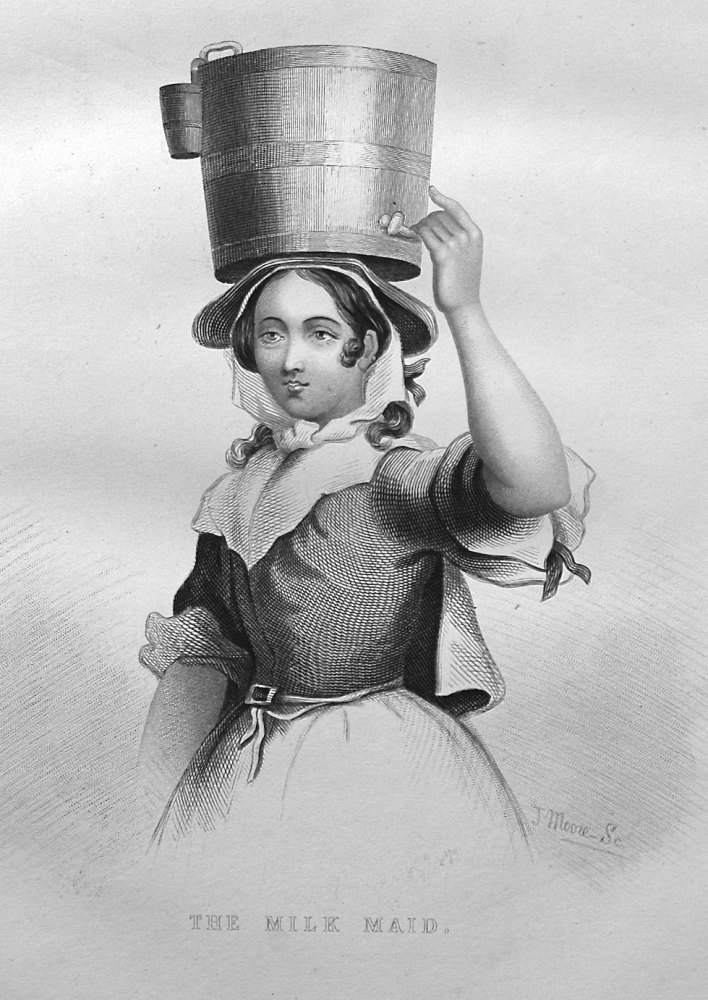 The Milk Maid. 1890