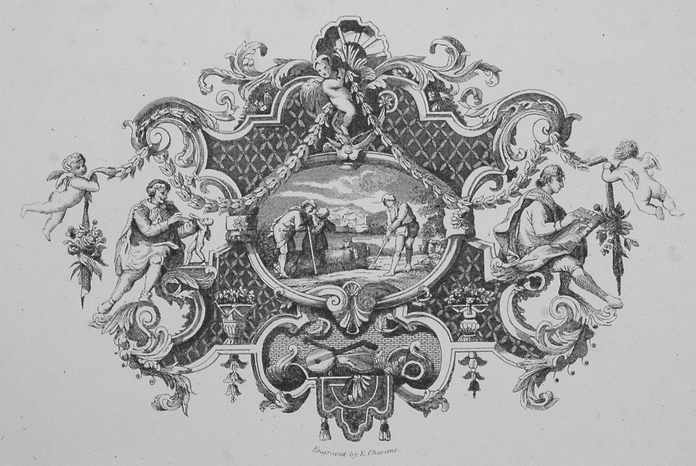 Impression from a Silver Tankard, Designed and Engraved by Hogarth.