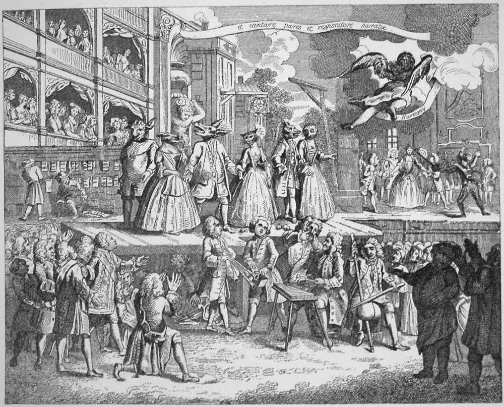 The Beggars' Opera Burlesqued. 1890c.