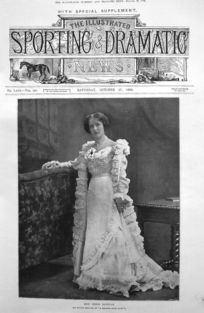 Miss Jessie Bateman. 1900
