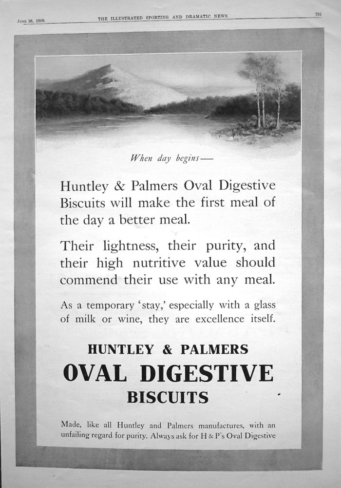 Huntley & Palmers. 1909