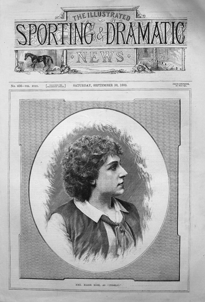 Mme. Marie Roze, as "Fidelio." 1882