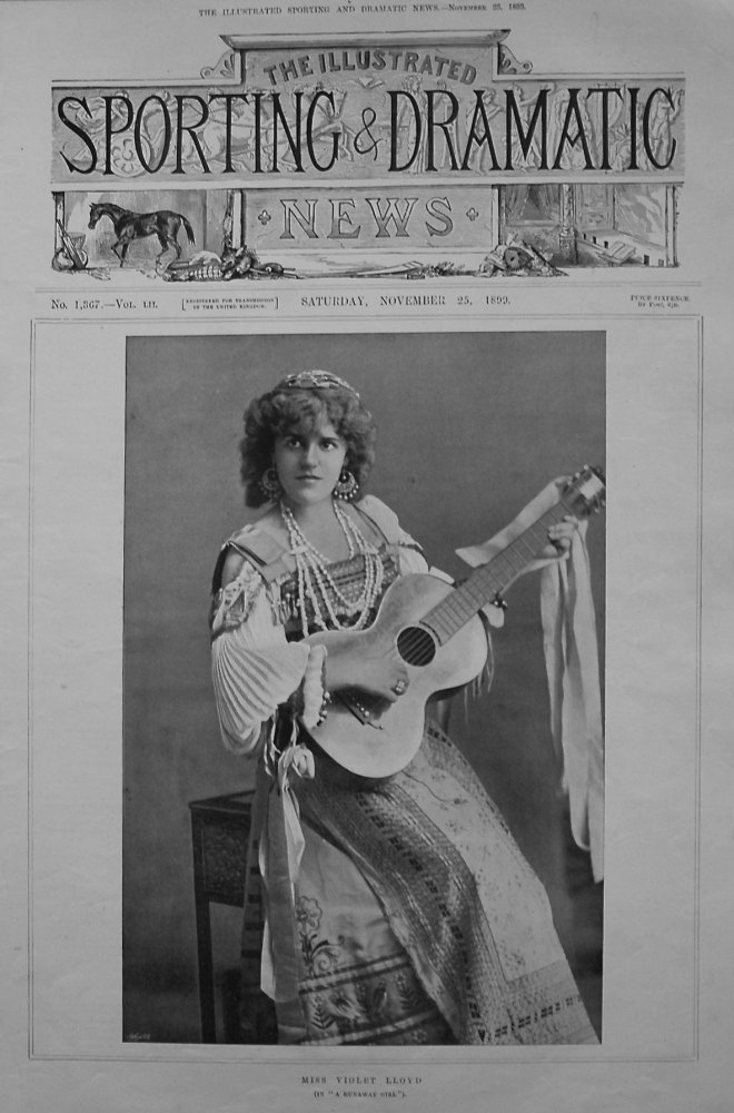 Miss Violet Lloyd. (in " A Runaway Girl"). 1899