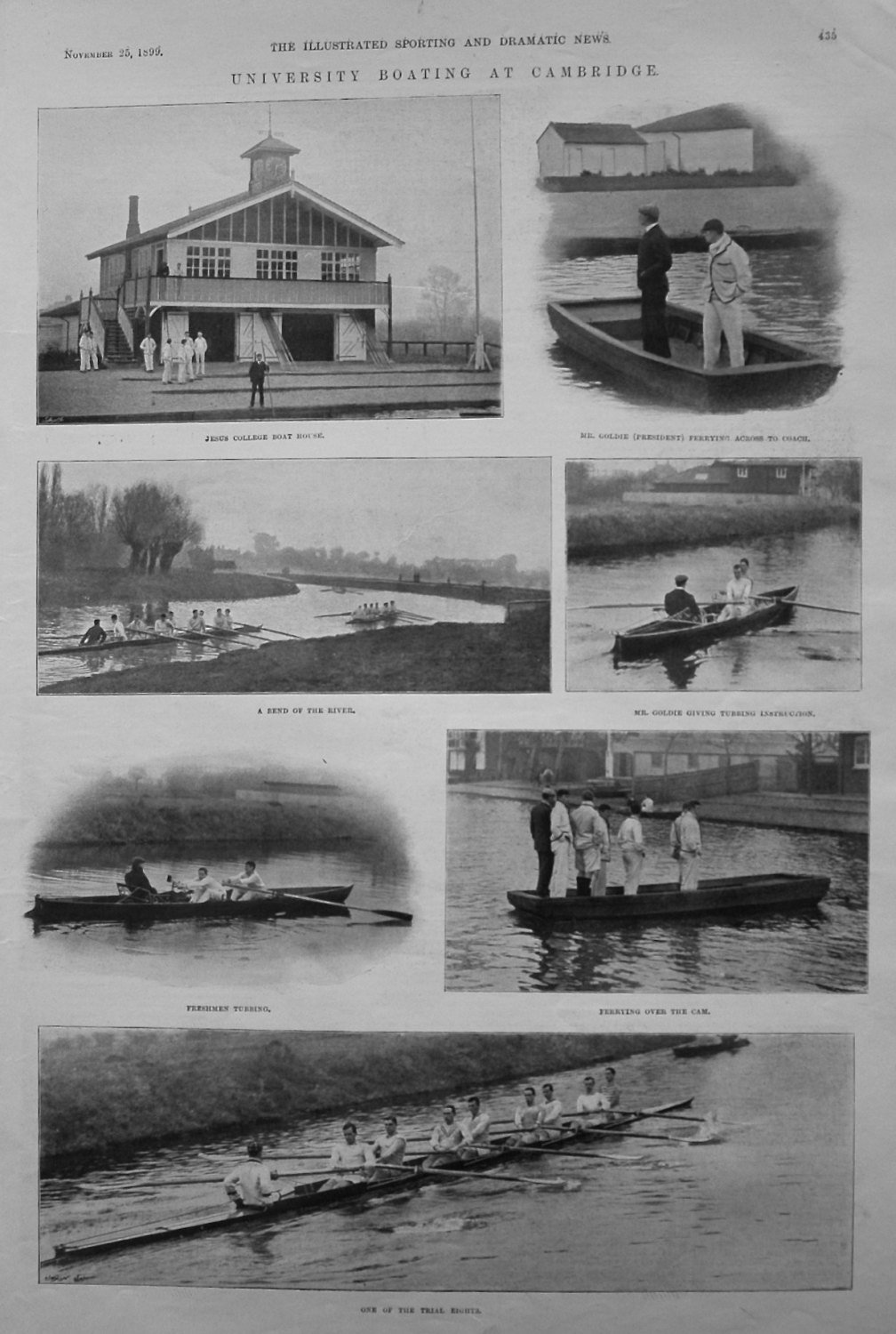 University Boating at Cambridge. 1899