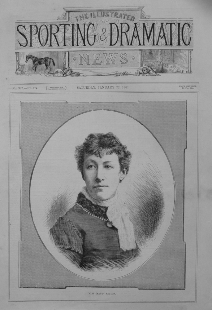Miss Maud Milton. 1881