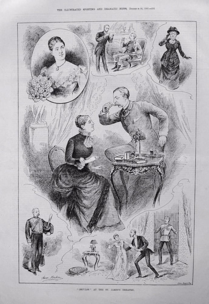 "Impulse" at the St. James's Theatre. 1882