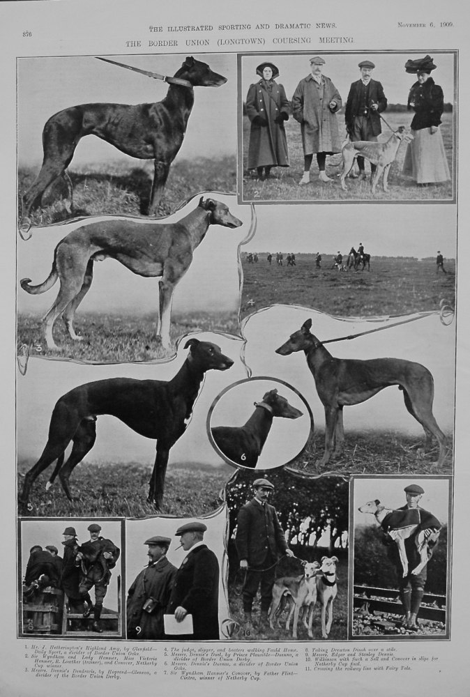 The Border Union (Longtown) Coursing Meeting. 1909