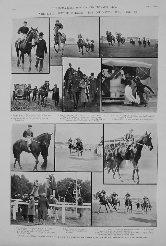 The Epsom Summer Meeting. - The Coronation Cup, Oaks, &c. 1909