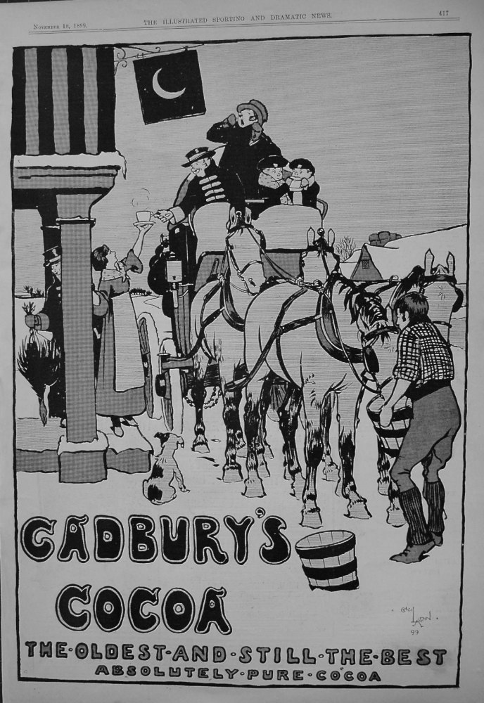 Cadbury's Cocoa. 1899