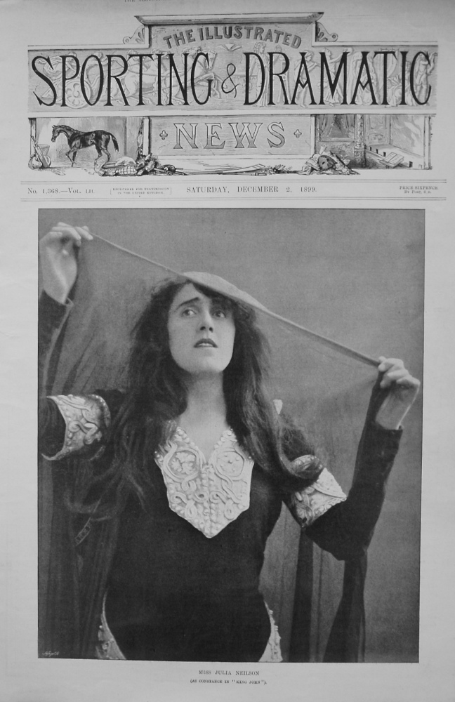 Miss Julia Neilson (as Constance in "King John"). December 1899