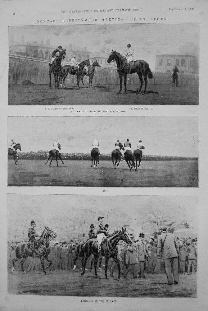 Doncaster September Meeting - The St Leger. 1899
