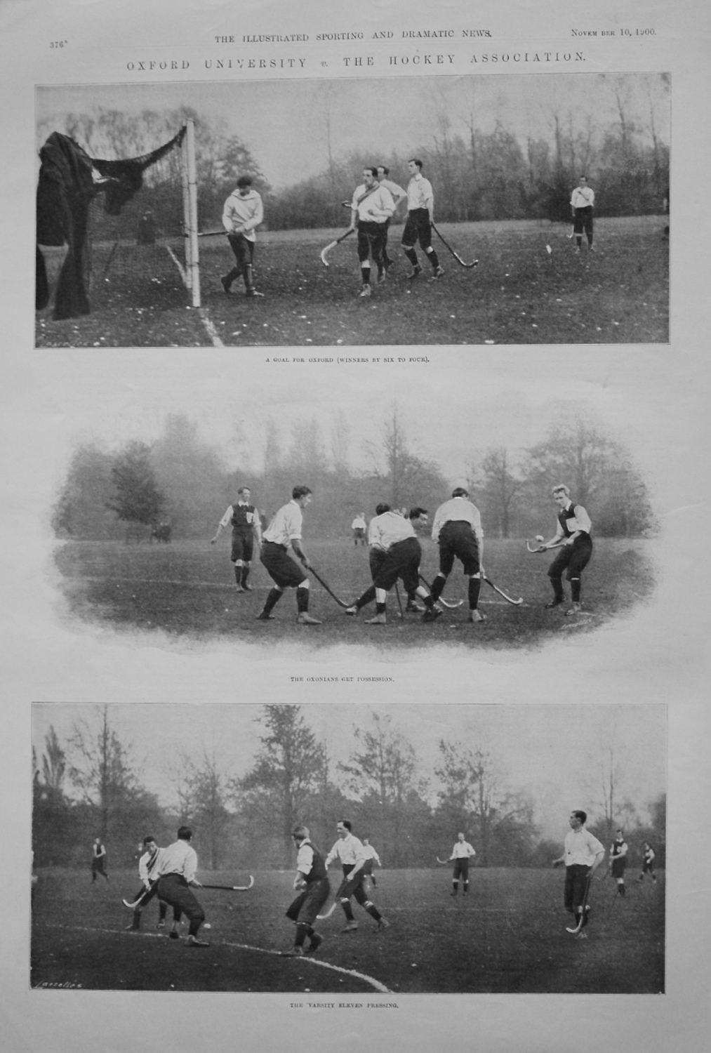 Oxford University  v. The Hockey Association. (Hockey) 1900