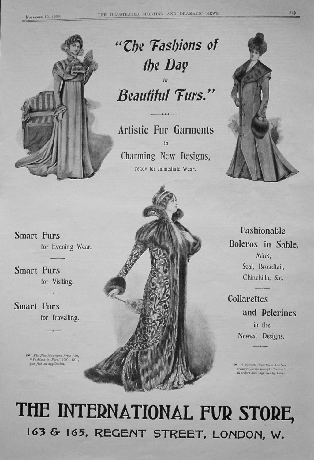 The International Fur Store. 1900