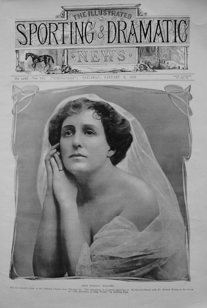 Miss Evelyn Millard. 1909