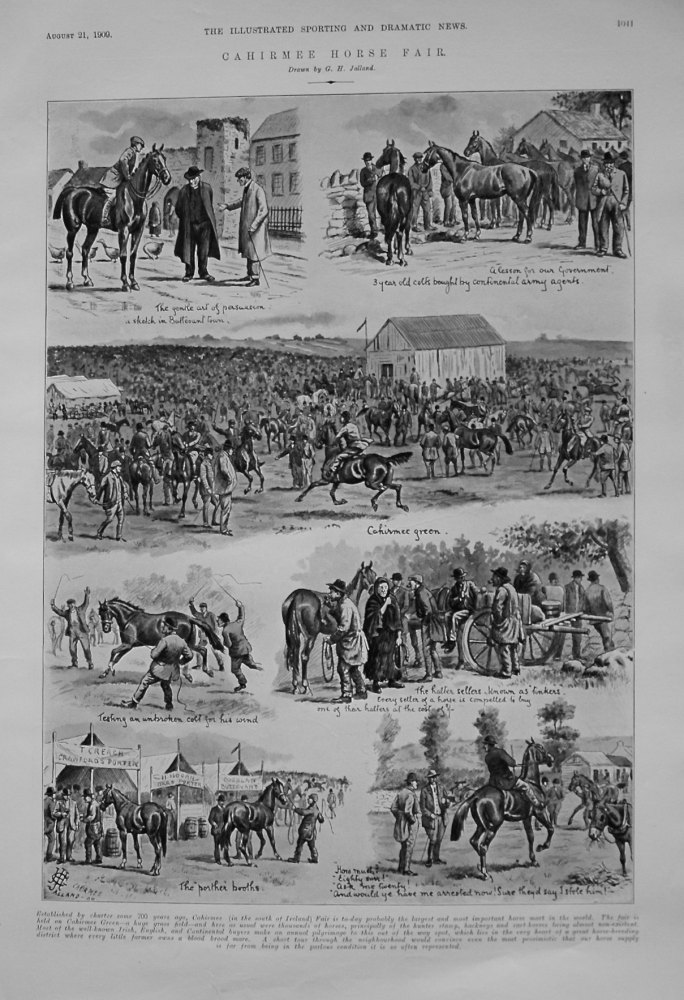 Cahirmee Horse Fair. 1909