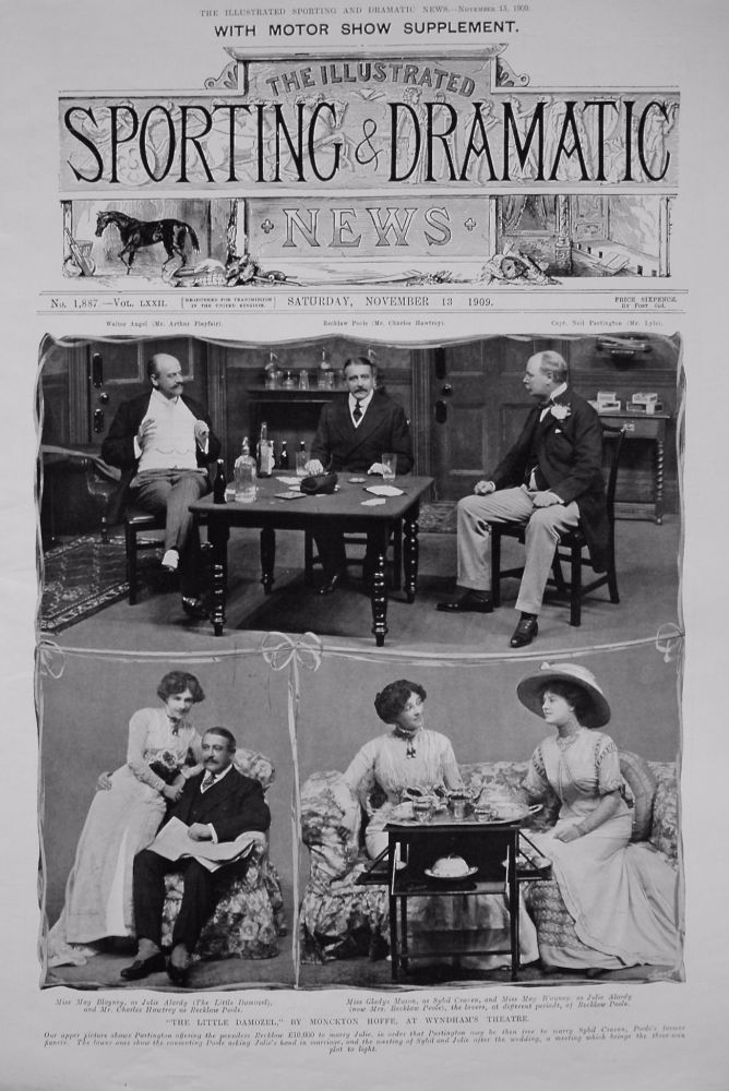 "The Little Damozel," by Monckton Hoffe, at Wyndham's Theatre. 1909